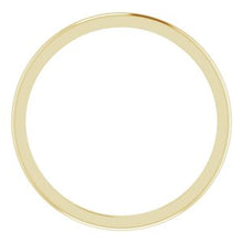 Load image into Gallery viewer, 10K Yellow 1 mm Half Round Band Size 7
