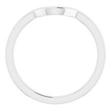Charger l'image dans la galerie, Sterling Silver Band for 12 x 10 mm Oval Ring
