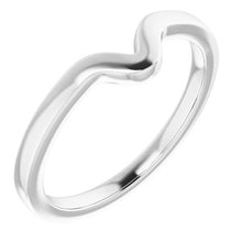 Load image into Gallery viewer, Sterling Silver Band for 9 x 4.5 mm Marquise Ring
