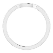 Charger l'image dans la galerie, Sterling Silver Band for 9 x 9 mm Cushion Ring
