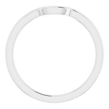 Charger l'image dans la galerie, Sterling Silver Band for 6 x 4 mm Emerald Ring

