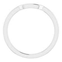 Load image into Gallery viewer, Sterling Silver Band for 7.5 x 7.5 mm Square Ring
