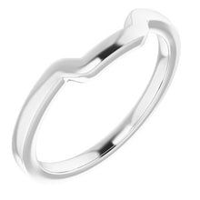 Load image into Gallery viewer, Sterling Silver Band for 10 x 10 mm Square Ring

