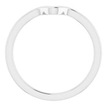 Load image into Gallery viewer, Sterling Silver Band for 8 x 5 mm Pear Ring
