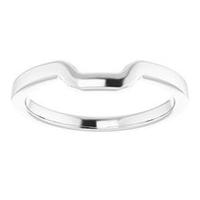 Charger l'image dans la galerie, Sterling Silver Band for 9 x 7 mm Emerald Ring
