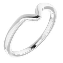 Load image into Gallery viewer, Sterling Silver Band for 9 x 6 mm Pear Ring
