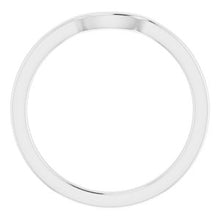 Charger l'image dans la galerie, Sterling Silver Band for 6 x 6 mm Cushion Ring
