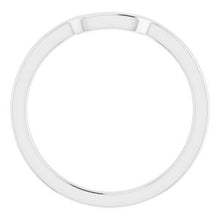 Charger l'image dans la galerie, Sterling Silver Band for 6.5 x 6.5 mm Square Ring
