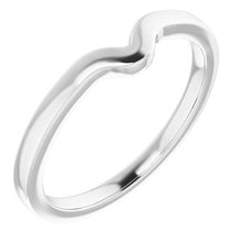 Load image into Gallery viewer, Sterling Silver Band for 7 x 5 mm Pear Ring
