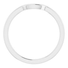 Charger l'image dans la galerie, Sterling Silver Band for 7 x 7 mm Cushion Ring
