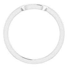 Load image into Gallery viewer, Sterling Silver Band for 10 x 8 mm Emerald Ring
