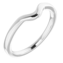 Load image into Gallery viewer, Sterling Silver Band for 10 x 8 mm Oval Ring
