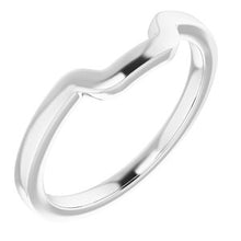Charger l'image dans la galerie, Sterling Silver Band for 11 x 9 mm Emerald Ring
