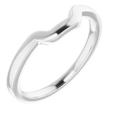 Load image into Gallery viewer, Sterling Silver Band for 10 x 8 mm Emerald Ring
