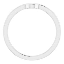 Load image into Gallery viewer, Sterling Silver Band for 6 x 4 mm Pear Ring
