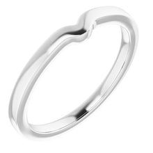 Load image into Gallery viewer, Sterling Silver Band for 5 x 5 mm Heart Ring
