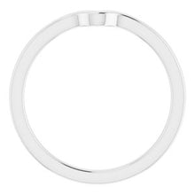 Load image into Gallery viewer, Sterling Silver Band for 7 x 7 mm Heart Ring
