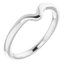 Charger l'image dans la galerie, Sterling Silver Band for 8 x 6 mm Pear Ring
