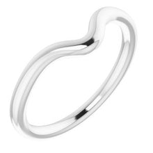 Charger l'image dans la galerie, Sterling Silver Band for 4 mm Square Ring
