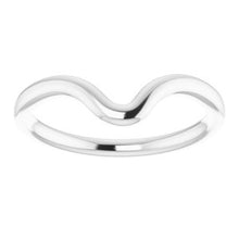 Charger l'image dans la galerie, Sterling Silver Band for 7x5 mm Emerald Ring
