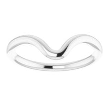 Load image into Gallery viewer, Sterling Silver Band for 8x6 mm Emerald Ring

