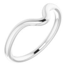 Charger l'image dans la galerie, Sterling Silver Band for 7x5 mm Emerald Ring
