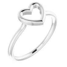 Charger l'image dans la galerie, Sterling Silver Heart Ring
