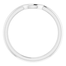 Charger l'image dans la galerie, Sterling Silver Band for 7 x 5 mm Oval Ring

