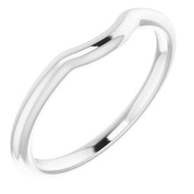 Load image into Gallery viewer, Sterling Silver Band for 7 x 7 mm Cushion Ring
