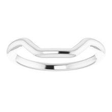 Load image into Gallery viewer, Sterling Silver Band for 11 x 9 mm Emerald Ring
