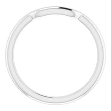 Charger l'image dans la galerie, Sterling Silver Band for 7 x 7 mm Square

