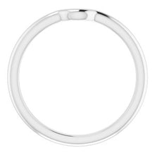 Charger l'image dans la galerie, Sterling Silver Band for 6 x 4 mm Oval Ring
