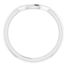 Charger l'image dans la galerie, Sterling Silver Band for 10 x 8 mm Oval Ring
