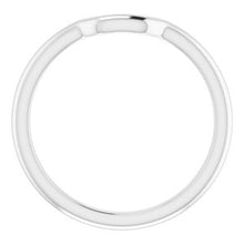 Charger l'image dans la galerie, Sterling Silver Band for 7 x 5 mm Emerald Ring
