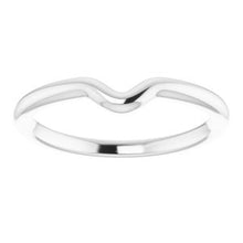 Charger l'image dans la galerie, Sterling Silver Band for 8 x 6 mm Pear Ring
