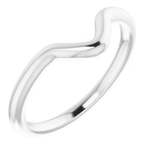 Load image into Gallery viewer, Sterling Silver Band for 12 x 8 mm Pear Ring
