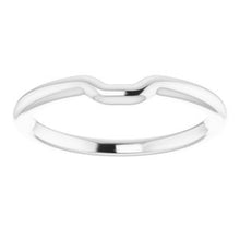 Charger l&#39;image dans la galerie, Sterling Silver Band for 6 x 4 mm Emerald Ring
