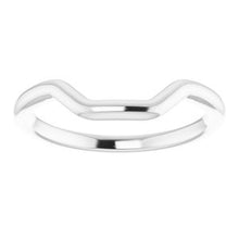 Load image into Gallery viewer, Sterling Silver Band for 10 x 8 mm Emerald Ring
