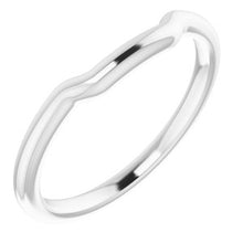 Charger l'image dans la galerie, Sterling Silver Band for 7.5 x 7.5 mm Square
