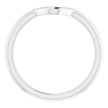 Charger l'image dans la galerie, Sterling Silver Band for 10 x 7 mm Pear Ring
