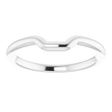 Charger l'image dans la galerie, Sterling Silver Band for 7 x 5 mm Emerald Ring
