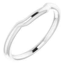 Charger l'image dans la galerie, Sterling Silver Band for 7 x 7 mm Square
