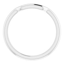 Charger l'image dans la galerie, Sterling Silver Band for 8 x 8 mm Square

