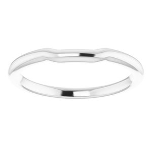 Sterling Silver Band for 5.5 x 5.5 mm Square