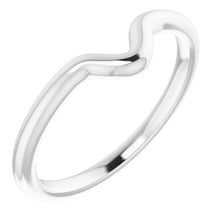 Charger l'image dans la galerie, Sterling Silver Band for 9 x 4.5 mm Marquise Ring
