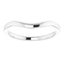 Charger l'image dans la galerie, Sterling Silver Band for 6.5 mm Round Ring
