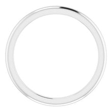 Charger l'image dans la galerie, Sterling Silver Band for 6x4 mm Oval Ring
