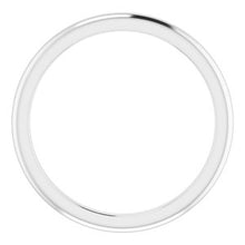 Charger l'image dans la galerie, Sterling Silver Band for 5 mm Square Ring
