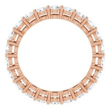 Load image into Gallery viewer, 14K Rose 1 3/4 CTW Diamond Eternity Band Size 6
