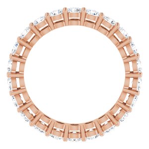 14K Rose 1 3/4 CTW Diamond Eternity Band Size 6